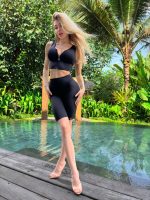 Sports Bra Top Go Zip Black